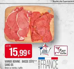 Match Viande bovine française : basse côte sans os offre