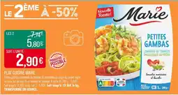 Match Marie Plat cuisiné offre