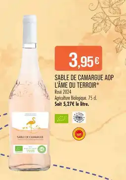 Match L’ÂME DU TERROIR L'âme du terroir aop offre