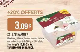 Match Hammer Salade Hammer offre