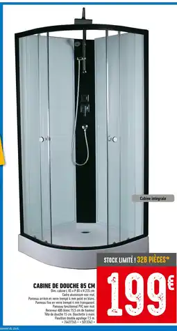 Brico Cash Cabine de douche 85 cm offre