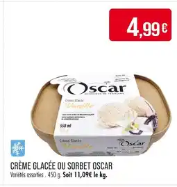 Match OSCAR Crème glacée ou sorbet offre