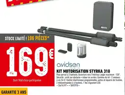 Brico Cash Avidsen Kit motorisation styrka 310 offre
