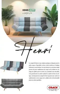 Meubles Crack Henri offre