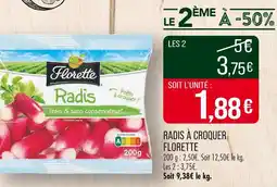 Match Florette Radis à croquer offre