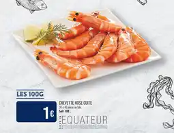 Match Crevette rose cuite offre