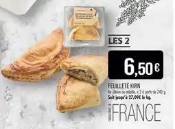 Match Feuilleté à la volaille et aux champignons offre