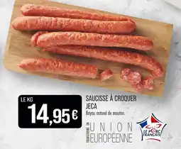 Match JECA Saucisse à croquer offre