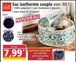 Norma Casa - sac isotherme souple env. 40l offre
