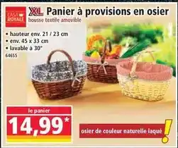 Norma Casa - panier à provisions en osier offre