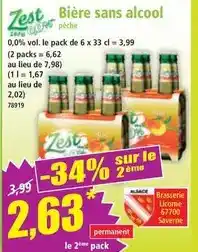 Norma Bière sans alcool offre