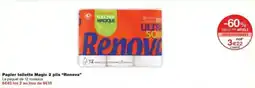 Monoprix Papier toilette magic 2 plis renova offre