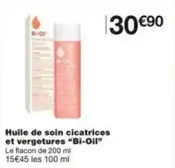Monoprix Huile de soin cicatrices et vergetures bi-oil offre