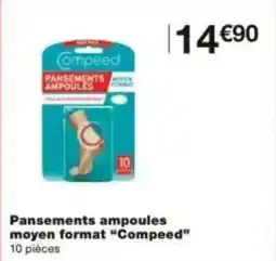 Monoprix Pansements ampoules moyen format compeed offre