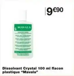 Monoprix Dissolvant crystal flacon plastique mavala offre