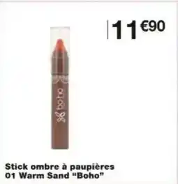 Monoprix Stick ombre à paupières 01 warm sand boho offre