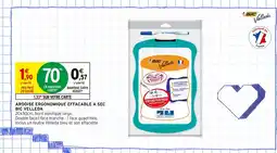 Intermarché BIC Ardoise ergonomique effaçable à sec offre