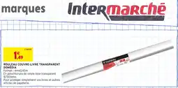 Intermarché DOMÉDIA Rouleau couvre-livre transparent offre