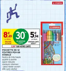 Intermarché STABILO Pen 68 offre