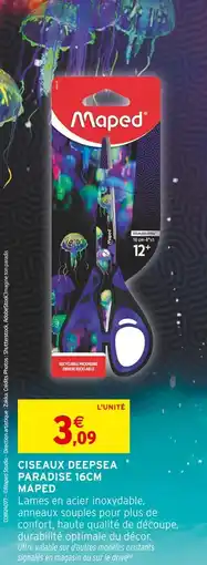 Intermarché MAPED Ciseaux deepsea paradise 16cm offre