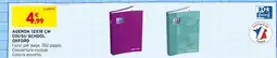 Intermarché OXFORD Agenda 12x18 cm cousu school offre