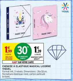 Intermarché Viquel Chemise à élastique Magical Licorne offre