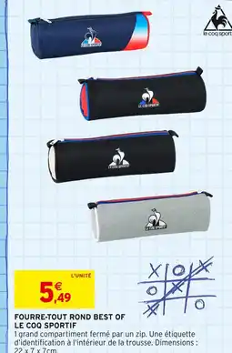 Intermarché Le Coq Sportif FOURRE-TOUT ROND BEST OF offre