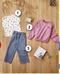 Intermarché Gemo Tee-shirt manches courtes fille offre