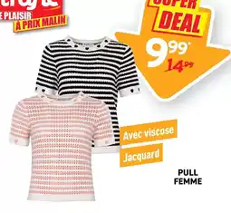 Trafic Pull femme offre