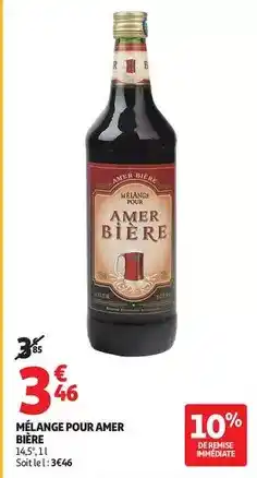 Auchan Supermarché Amer biere - mélange offre