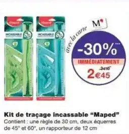 Monoprix Kit de traçage incassable maped offre