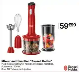 Monoprix Mixeur multifonction russell hobbs offre
