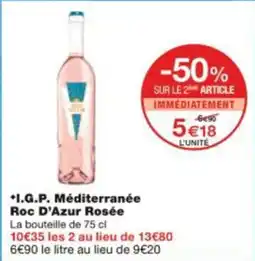 Monop' I.g.p. méditerranée roc d'azur rosée offre