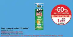 Monop' Sour cream & onion pringles offre