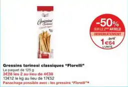 Monop' Gressins torinesi classiques florelli offre
