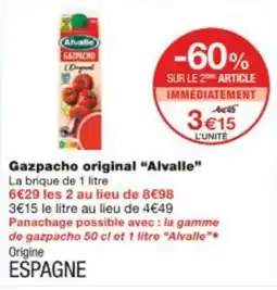 Monop' Gazpacho original alvalle offre