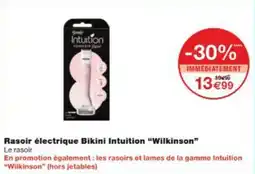Monop' Rasoir électrique bikini intuition wilkinson offre