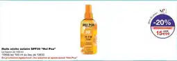 Monop' Huile sèche solaire spf30 hei poa offre