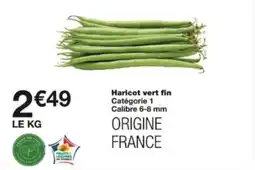 Monop' Haricot vert fin offre
