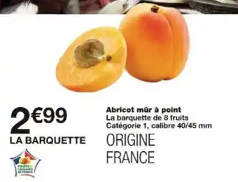 Monop' Abricot mûr à point offre