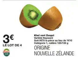 Monop' Kiwi vert zespri offre
