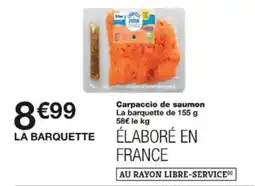 Monop' Carpaccio de saumon offre