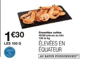 Monop' Crevettes cuites offre