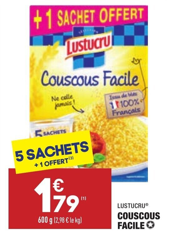 Promo Couscous facile chez ALDI
