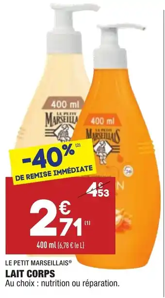 ALDI Lait corps offre