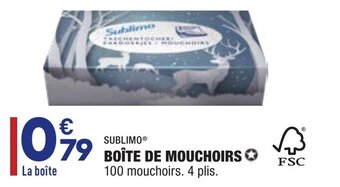 ALDI Boîte de mouchoirs offre
