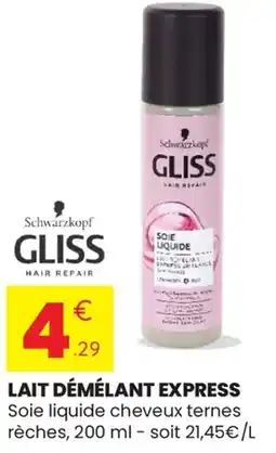 Stokomani SCHWARZKOP Lait démélant express offre
