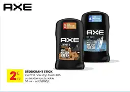Stokomani AXE Déodorant stick offre