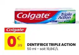 Stokomani COLGATE Dentifrice triple action offre