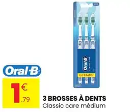 Stokomani ORAl-B 3 brosses à dents offre